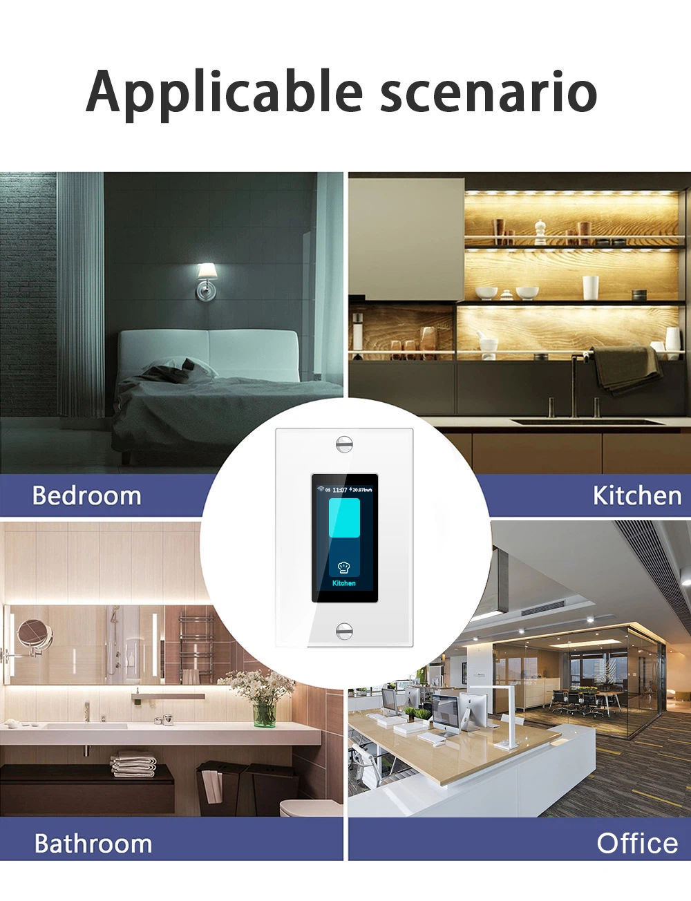 LANBON LCD Smart Light Switch L9-HS 15 LANBON LCD Smart Light Switch L9-HS 15